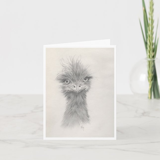 Gefaltete Mitteilungskarte (Vorderseite)