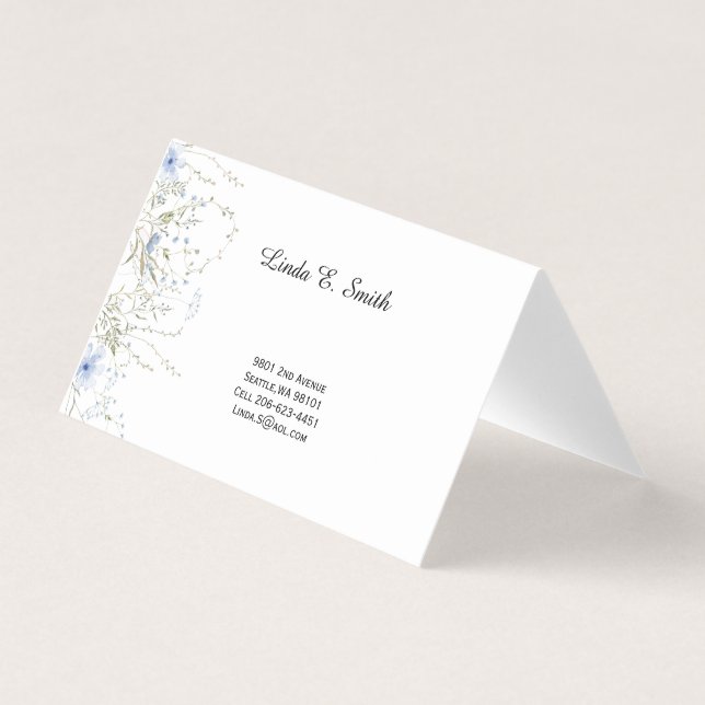 Gefaltete Visitenkarten (Vorderseite)