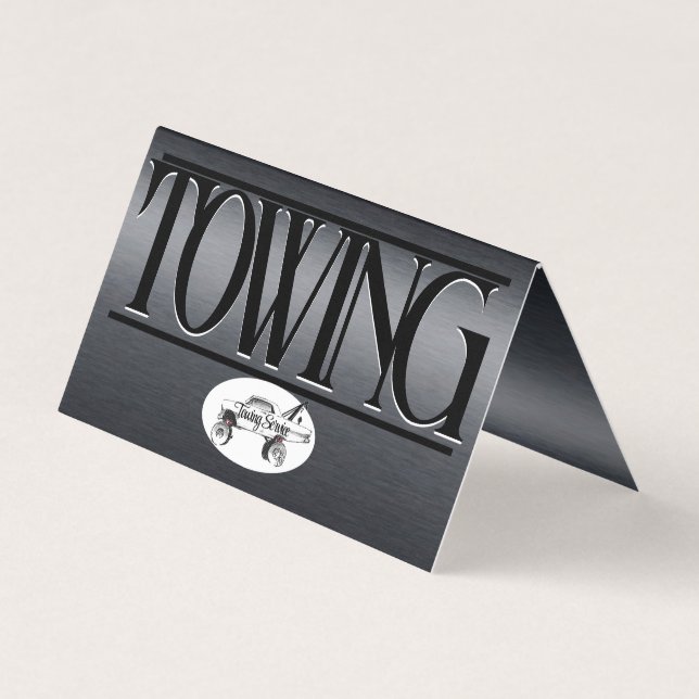 Gefaltete Visitenkarten (Rückseite)