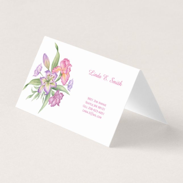 Gefaltete Visitenkarten (Vorderseite)