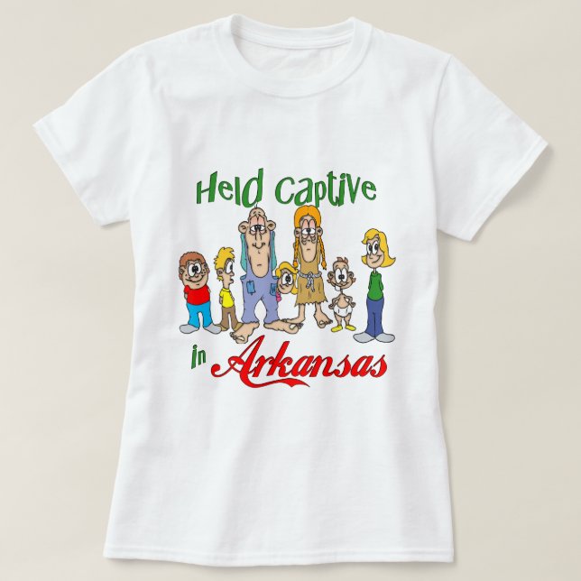 Gefangen in Arkansas T-Shirt (Design vorne)