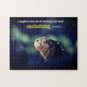 Gefangen in der Tat Marine-Leguana