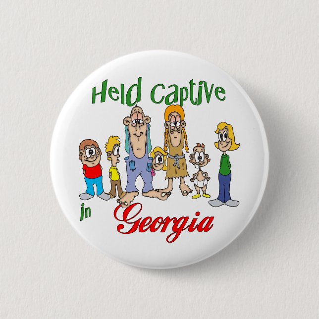 Gefangen in Georgien Button (Vorderseite)