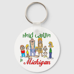 Gefangen in Michigan Schlüsselanhänger