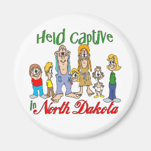 Gefangen in Norddakota Magnet