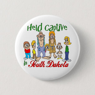 Gefangen in South Dakota Button