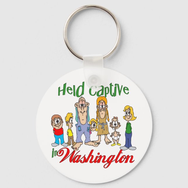 Gefangen in Washington Schlüsselanhänger (Vorderseite)