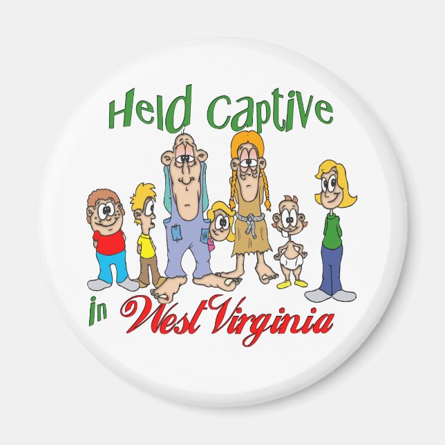 Gefangen in West Virginia Magnet (Vorne)