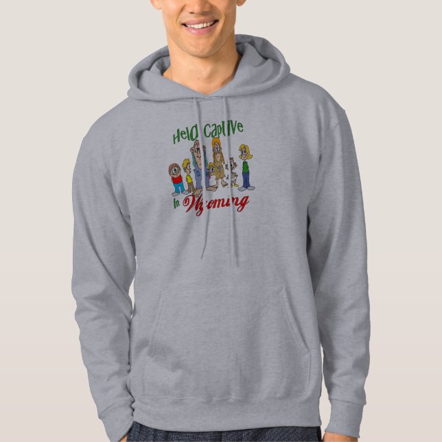 Gefangen in Wyoming Hoodie (Vorderseite)
