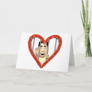 Gefangene der Liebe Feiertagskarte