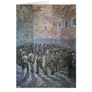 Gefangene, die durch Vincent van Gogh trainieren