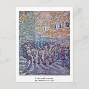 Gefangene von Vincent Van Gogh Postkarte
