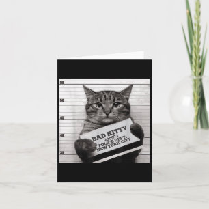 Gefangeneninhaftierer Bad Kitty Mugshot für Männer Karte