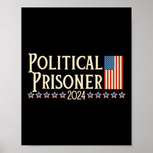 Gefangener 2024 Wahl Trump 5. November Amerikanisc Poster