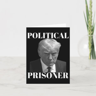 Gefangener Donald J. Trump Black &amp; White Mugsh Karte