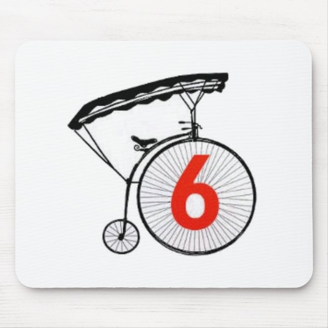Gefangener Nr. 6 Mousepad (Vorne)