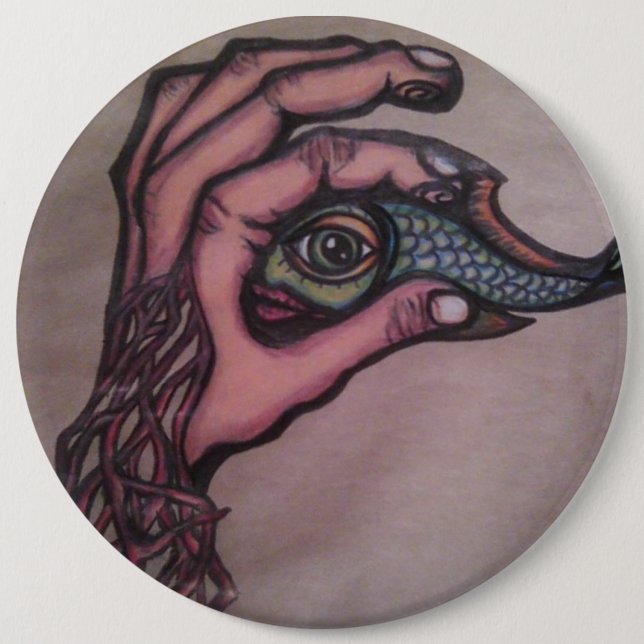 Gefangenes Button (Vorderseite)