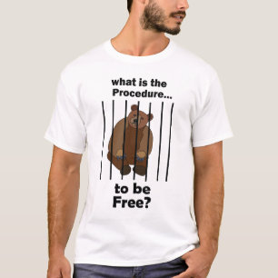 Gefangenes Tier Bär bittet um Freiheit Tierretter T-Shirt