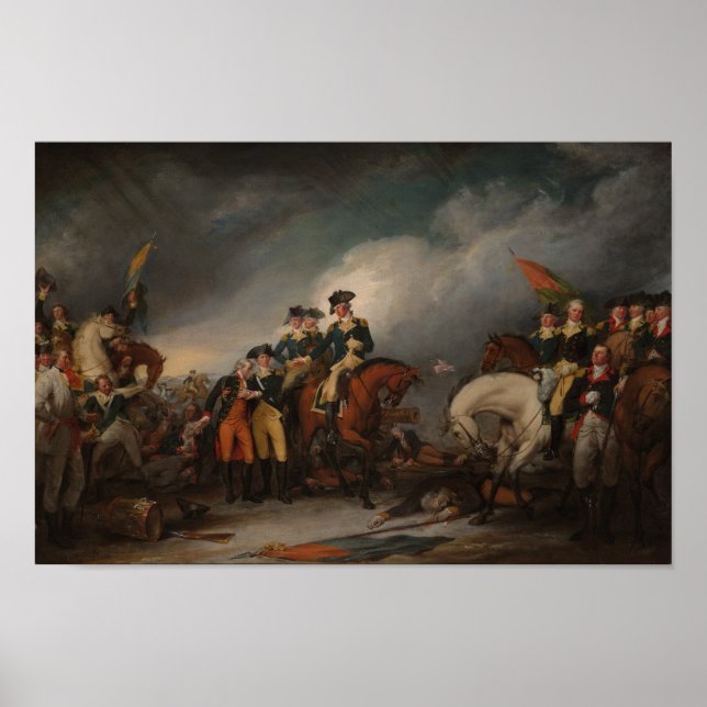 Gefangennahme der Hessianer bei Trenton - John Tru Poster (Vorne)