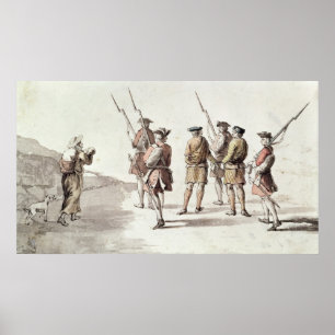 Gefangennahme des Rebellen, Simon Fraser, Lord Poster
