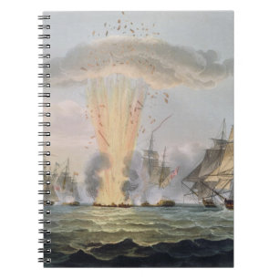 Gefangennahme und Zerstörung von vier spanischen Notizblock