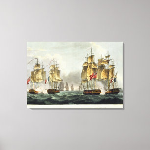 Gefangennahme von La Pomone, L'Engageante und La Leinwanddruck