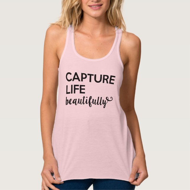 Gefangennahmen-Leben schön Tank Top (Vorderseite)