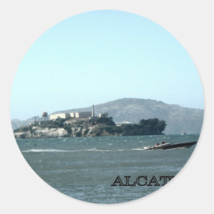 Gefängnis Alcatraz Runder Aufkleber
