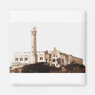 Gefängnis Alcatraz (Sepia Tones) Magnet