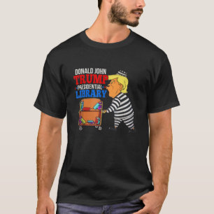 Gefängnis Trump Präsidentenbibliothek gegen Trump  T-Shirt