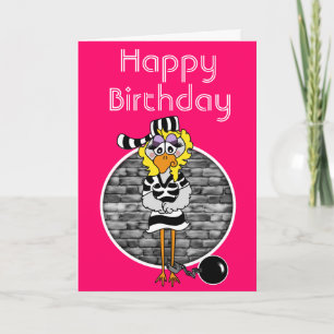 Gefängnis zum Geburtstag Karte