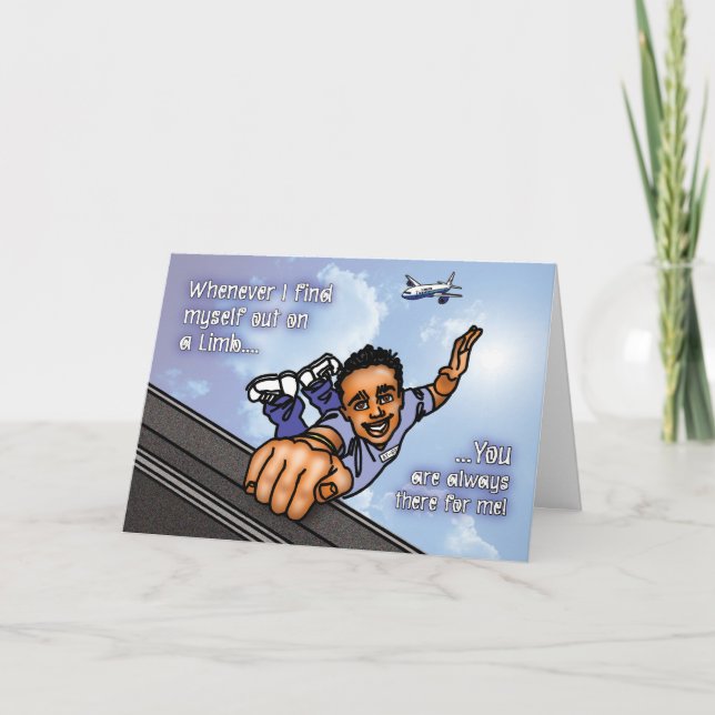 Gefängniskarten - Ausgehen an der Grenze Dankeskarte (Vorderseite)