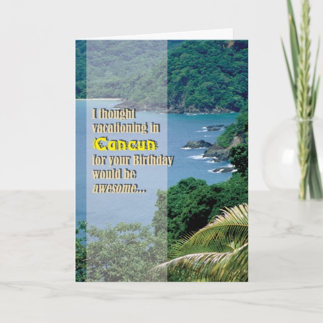 Gefängniskarten - Cancun B-Tag Karte (Vorderseite)