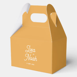 Gefärbte Dragebehälter - Orange Geschenkschachtel