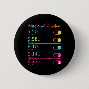 Gefärbte Krawatte 1. Klasse Lehrer Bewertung Alarm Button