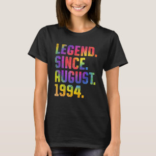 Gefärbte Krawatte 29. Geburtstag seit August 1994 T-Shirt