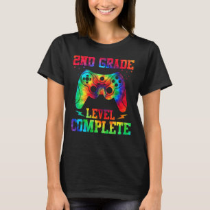 Gefärbte Krawatte 2. Stufe Abschluss des Gamer Gam T-Shirt