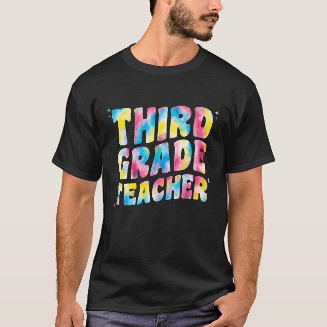 Gefärbte Krawatte 3Rd Grad T-Shirt (Vorderseite)