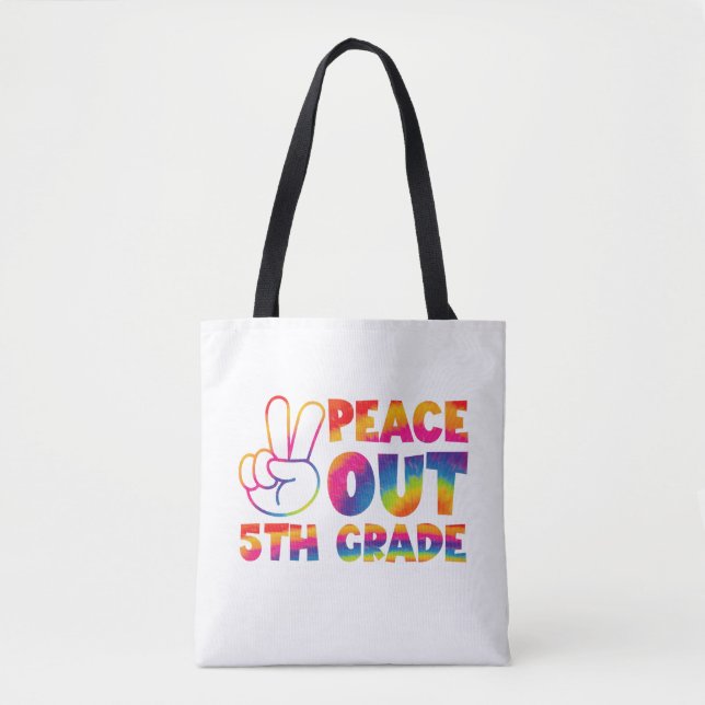 Gefärbte Krawatte 5. Klasse Tasche (Vorderseite)