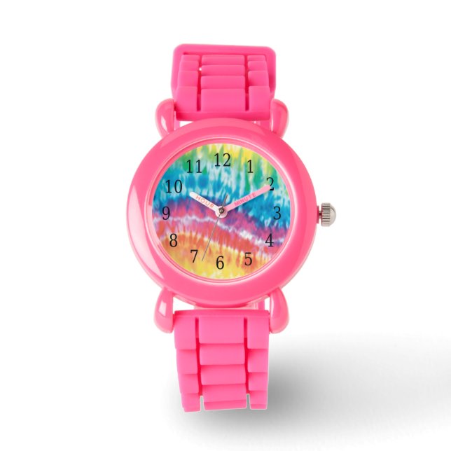Gefärbte Krawatte Armbanduhr (Vorderseite)