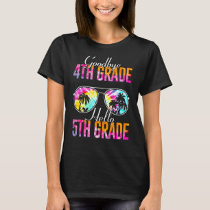 Gefärbte Krawatte Auf Wiedersehen 4. Klasse Hallo  T-Shirt