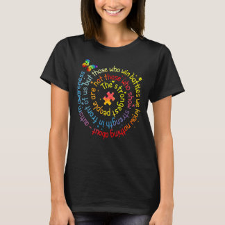 Gefärbte Krawatte Autismus Lehrerin Mama Kinder Au T-Shirt