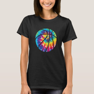 Gefärbte Krawatte Ball Basketball Player Trainer S T-Shirt