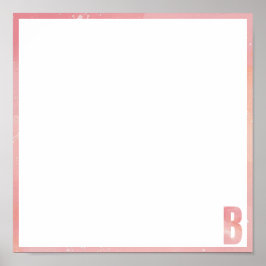 Gefärbte Krawatte Bas mitzva Tischset Poster