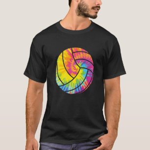 Gefärbte Krawatte Beach Volleyball Retro Setters P T-Shirt