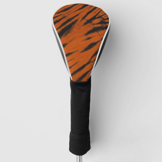 Gefärbte Krawatte bengalische Streifen Golf Headcover (Vorderseite)