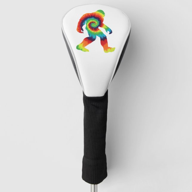 Gefärbte Krawatte Bigfoot Golf Headcover (Vorderseite)