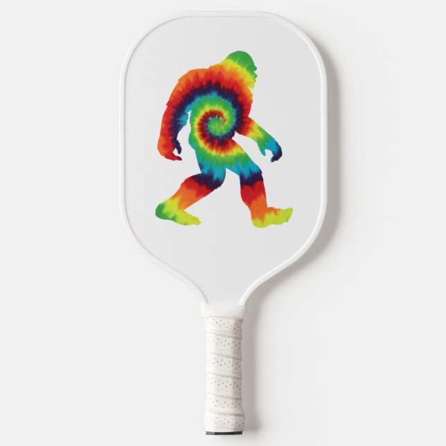 Gefärbte Krawatte Bigfoot Pickleball Schläger (Vorderseite)