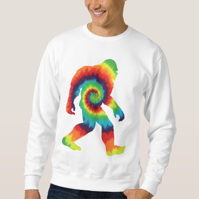 Gefärbte Krawatte Bigfoot Sweatshirt (Vorderseite)
