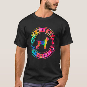 Gefärbte Krawatte Bracco Italiano Dog Mama Vater H T-Shirt